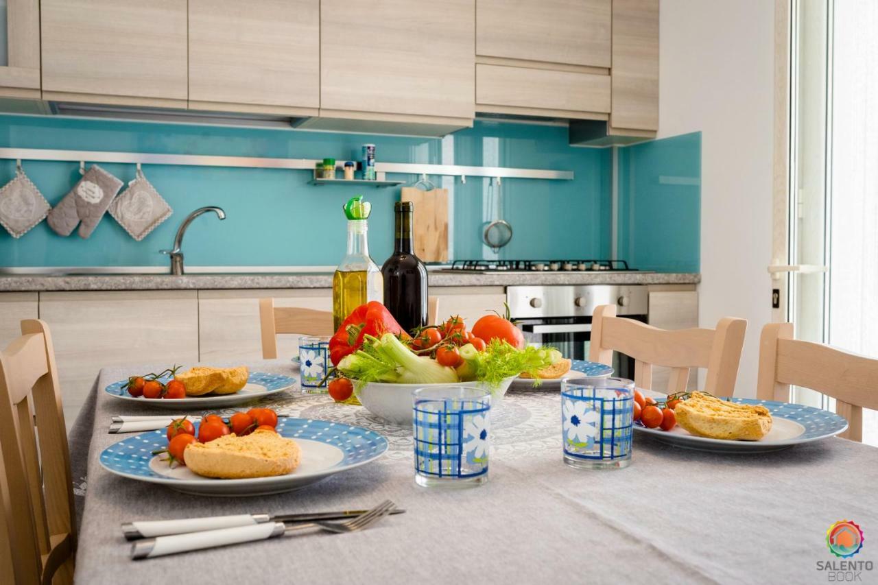Perle Del Mare - Appartamenti Di Pregio 70M Spiaggia Pescoluse مارينا دي بيسكولوس المظهر الخارجي الصورة