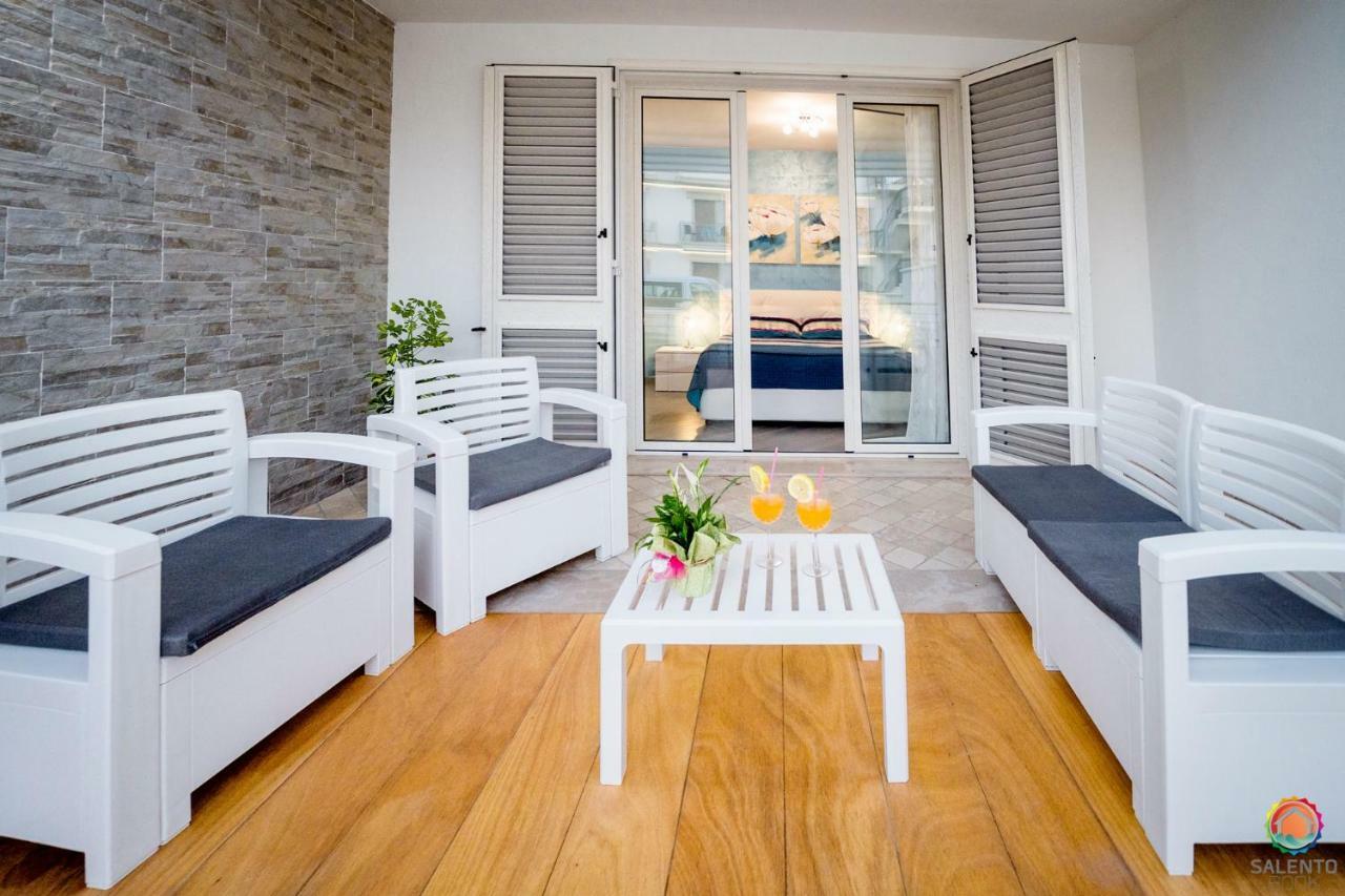 Perle Del Mare - Appartamenti Di Pregio 70M Spiaggia Pescoluse مارينا دي بيسكولوس المظهر الخارجي الصورة